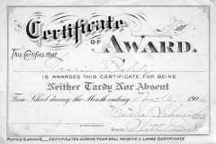 1906-11-16-BalitzTM1896-Attendance-Certificate