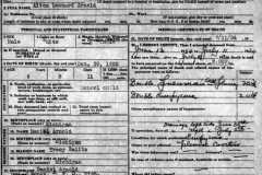 Alton Leonard Arnold Death Certificate, 1934.