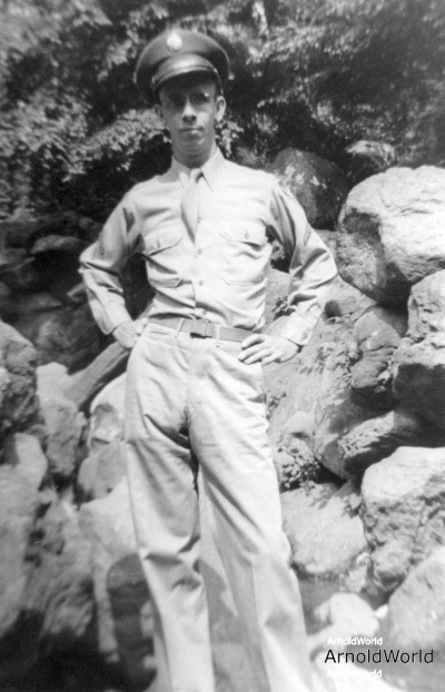 PFC Alvin Arnold, Central Park, New York City NY, July 1943.