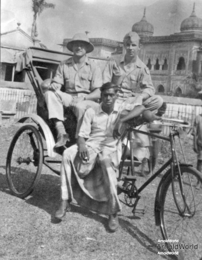 PFC Alvin E. Arnold, India, 1944.