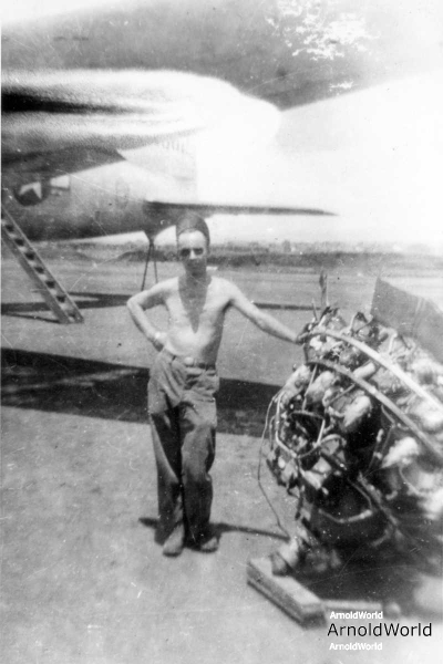 PFC Alvin E. Arnold, India, 1944.