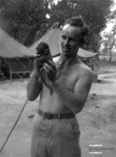 PFC Alvin Arnold, 1945.