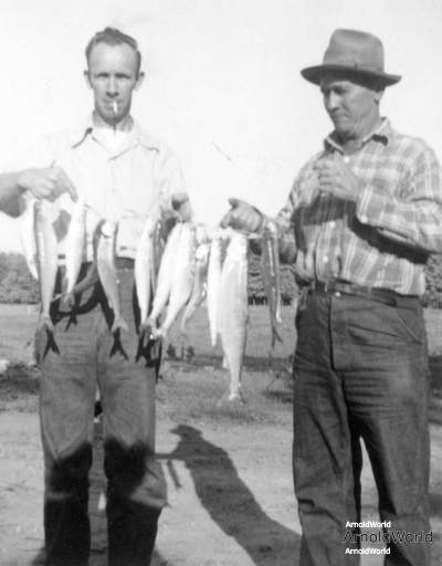Alvin and Daniel Arnold, circa 1949.