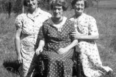Tracie M. Balitz, Lillian F. and Daisy M. Arnold, July 1944.