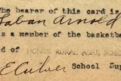 1945-03-01-ArnoldLD1929-Honor-Rural-Basketball-Squad