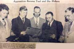 1947-01-01-ArnoldAE1917-News-Clipping-Apprentices-Become-Tool-and-Die-Makers