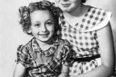 Carol Lynne Arnold and Sally Lee Arnold, circa 1951.