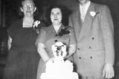 Doris J. Moore and Laban D. Arnold Wedding Reception, October 18, 1952.