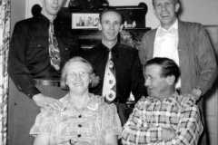 Laban D., Alvin E., and Allen F. Arnold, Tracie M. Balitz and Daniel S. Arnold, 1952.