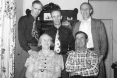 Laban D., Alvin E., and Allen F. Arnold, Tracie M. Balitz and Daniel S. Arnold, 1952.