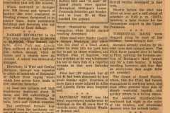 News clipping pertaining to Muskegon area tornado and hail storm in May 1956.