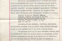 Sale of Business - Laura L. Kahley and Roy E. Moore. March 26, 1957.