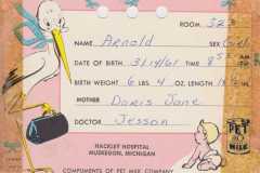 1961-03-14-ArnoldVL1961-Birth-Tag