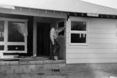 House building in-process, 4086 Bexley Drive, Muskegon, 1961.