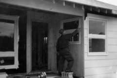 House building in-process, 4086 Bexley Drive, Muskegon, 1961.