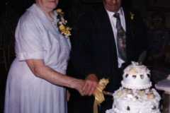 Tracie M. Balitz and Daniel Simon Arnold celebrate their 50th wedding anniversary. July 3, 1966.