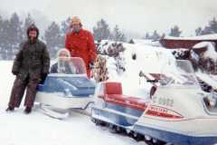 Tracie Balitz, Dan and Allen Arnold, Christmas day, 1968.