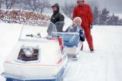 Tracie Balitz, Dan and Allen Arnold, Christmas day, 1968.