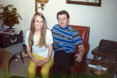 Carol and Bill in Carol's den.