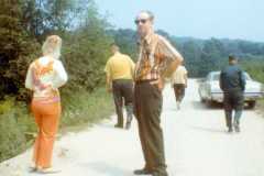 Eleanor, Laban, Avin, Allen, and Daniel Arnold, Otter Creek near Lake Michigan, July 1970.