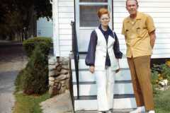 Eleanor and Allen Arnold at their South Haven home, 1970.