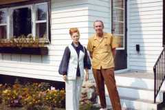 Eleanor and Allen Arnold at their South Haven home, 1970.
