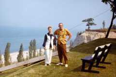 Eleanor and Allen Arnold at their South Haven home, 1970.