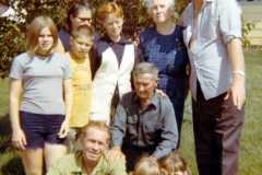 Laban Arnold family, visit to Bexley from Tracie and Daniel Arnold, summer 1971.