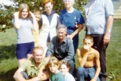 Laban Arnold family, visit to Bexley from Tracie and Daniel Arnold, summer 1971.
