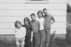 Teresa, Valerie, Michael, Gloria, and Dan Arnold, 1971.