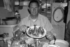 Trout is on the menu, Honor, July 1971.
