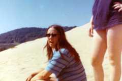 Sleeping bear, Joyce and Valerie Arnold, July 1971.
