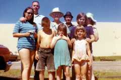 Sleeping bear, Laban Arnold family, July 1971.