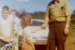 Alvin Arnold visits Laban, summer 1971.