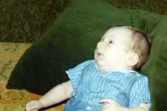 Scott Suderno,six weeks old, October 1971.