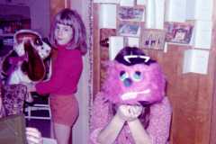 Teresa and Joyce Arnold, Christmas 1971.