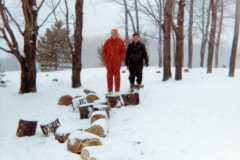 Allen and Dan, Christmas 1971.