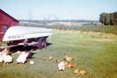 Farm scene at the Arnold homestead, April 1972.