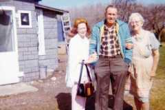 Eleanor, Allen, and Tracie Arnold, May 1972.