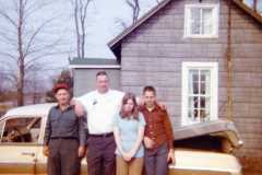 Daniel and Laban Arnold with Dan and Gloria, May 1972.