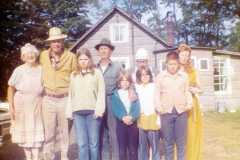 Tracie, Allen, Gloria, Daniel, Teresa, Doris, Valerie, and Mike Arnold, Eleanor Actipes, 1972.