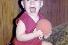 Scott Suderno, one year old, September 1972.