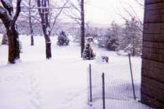 Winter at the Arnold homestead in Honor, February 1973.