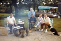 Trout fry, Arnold homestead, June 1973.