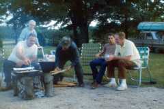 Trout fry, Arnold homestead, June 1973.