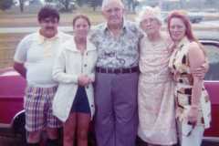 at the Arnold homestead, October 1973.