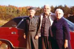 at the Arnold homestead, October 1973.