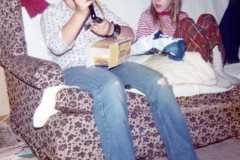 Celebrating Christmas on Bexley in Muskegon, 1973.