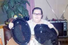 Celebrating Christmas on Bexley in Muskegon, 1973.