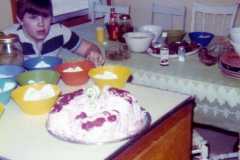 , birthday celebration, March 1974.
